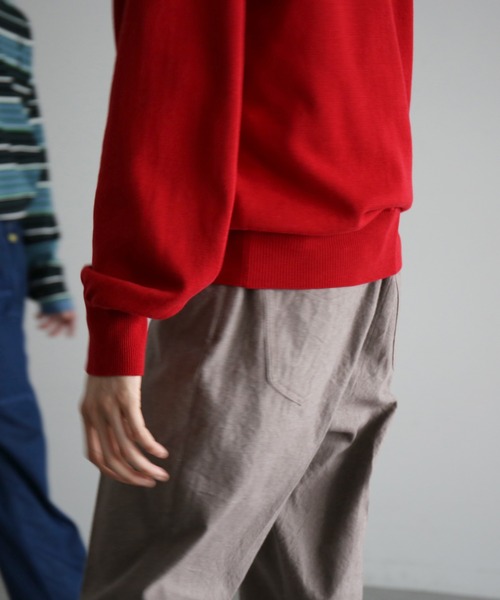 スラックス 「EXCLUSIVE」saby The wide flare trouser メンズ