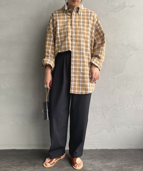 「JEANS FACTORY Clothes」 イージーパンツ F ターコイズブルー レディース_画像2