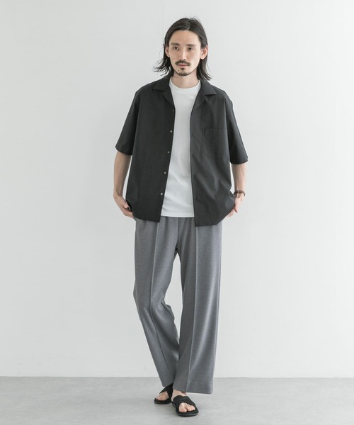 「THOMAS MASON」 半袖シャツ LARGE ロイヤルブルー メンズ_画像6