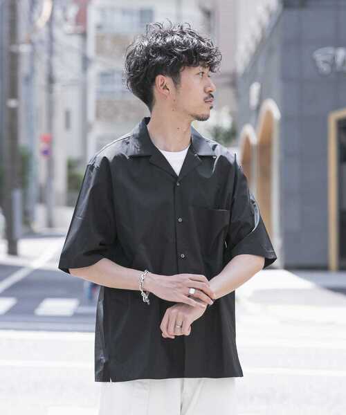 「THOMAS MASON」 半袖シャツ LARGE ロイヤルブルー メンズ_画像7