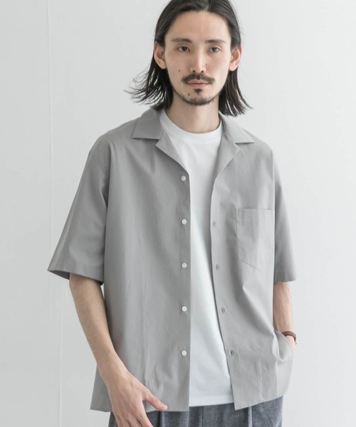 「THOMAS MASON」 半袖シャツ LARGE ロイヤルブルー メンズ_画像9