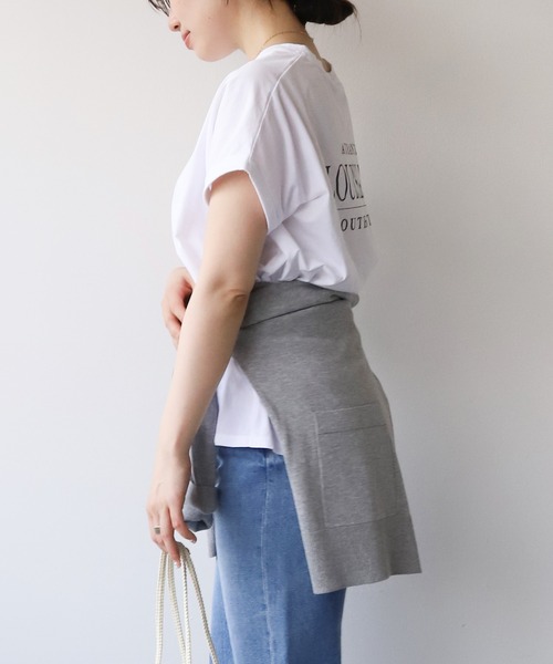 「MICA&DEAL」 半袖カットソー FREE ブルー レディース_画像5