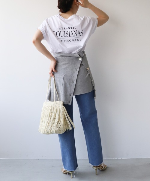 「MICA&DEAL」 半袖カットソー FREE ブルー レディース_画像6