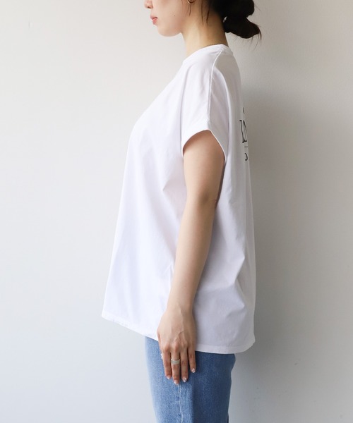 「MICA&DEAL」 半袖カットソー FREE ブルー レディース_画像8