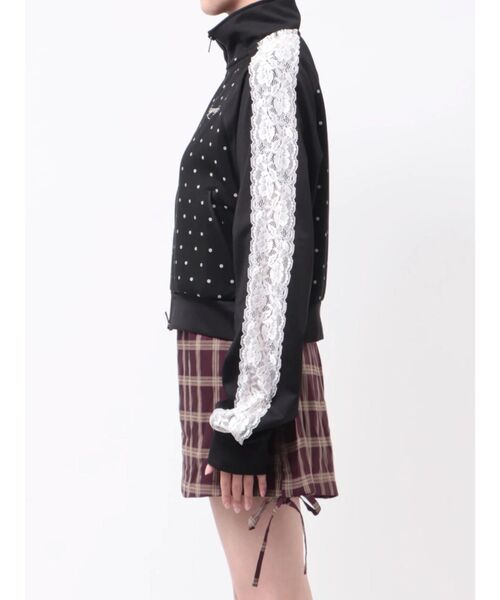  ベイビーわるきゅーれ 水玉 y2k ドット　トラックジャケット jouetie（ジュエティ） tシャツ ドットトラックジャケット レディース