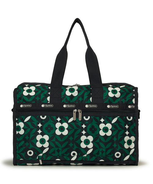 レスポートサック ラージウィークエンダー ボタニカル花柄 鍵つき 大容量 LeSportsac（レスポートサック） ボストンバッグ DELUXE MED WEEKENDER