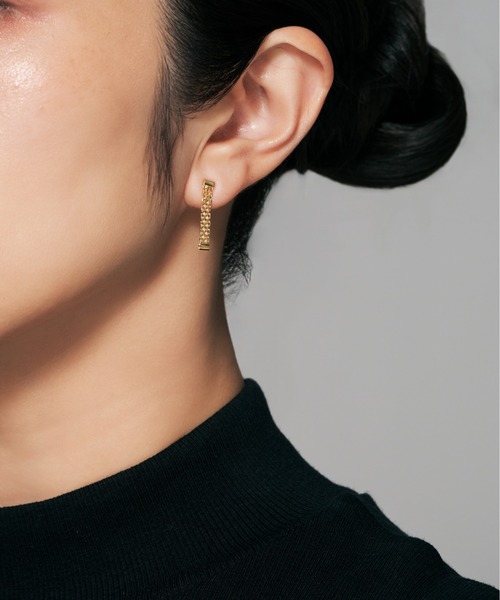 Jewel closet by L&Co. ピアス K18 ビスマルク チェーン ピアス（S