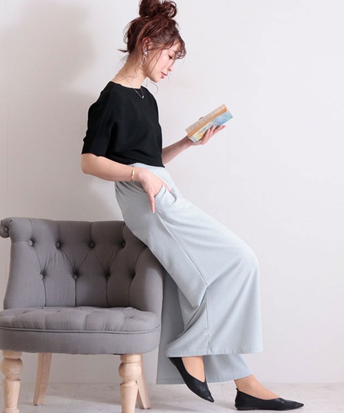 人気SALE人気 パンツ - 通販 - PayPayモール ミントカラーのスウェットワイドパンツ ZOZOTOWN PayPayモール店 限定品定番