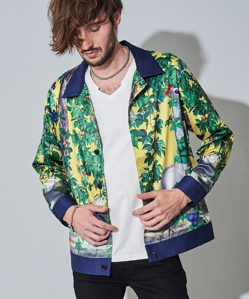 【しておりま】 ジャケット ブルゾン mj7813-スカーフ切替BLZ ブルゾン ZOZOTOWN PayPayモール店 - 通販 - PayPayモール カンビオ