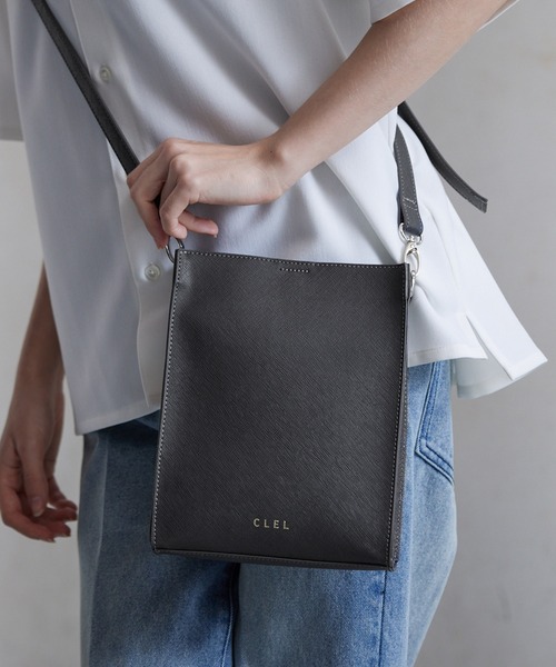 CLEL（クレイル） ショルダーバッグ 「CLEL」Square Shoulder Bag / 合