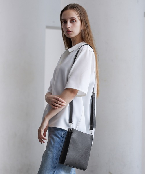 CLEL（クレイル） ショルダーバッグ 「CLEL」Square Shoulder Bag / 合