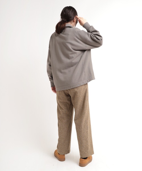 RNA-N スラックス パンツ R4017 ツイーディチェックスラックス