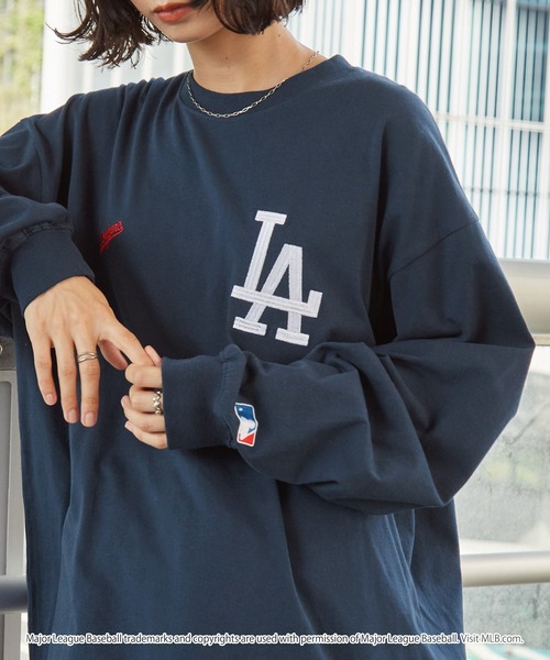 MLB  刺繍ロゴ　ベースボールシャツ 楽天市場】MLB メジャーリーグベースボール キッズ チームロゴ