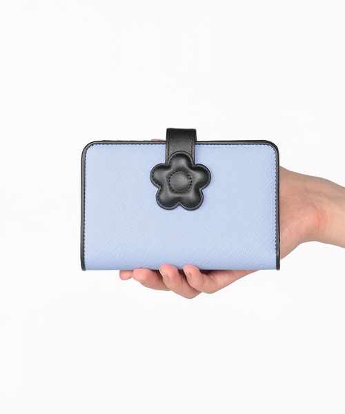 未使用☆マリークワント デイジーパッチスナップ ウォレット MARY QUANT（マリークヮント） 財布 マリークワント デイジーパッチ