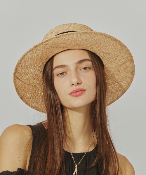 シャポードオー　麦わら帽子　ハット Chapeau d' O 帽子 ハット Bao Canotier Wide / シャポードオー