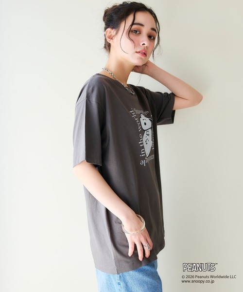 PEANUTS tシャツ 「PEANUTS/ピーナッツ」SNOOPY/スヌーピー