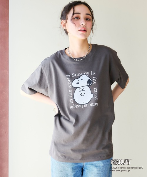 PEANUTS tシャツ 「PEANUTS/ピーナッツ」SNOOPY/スヌーピー
