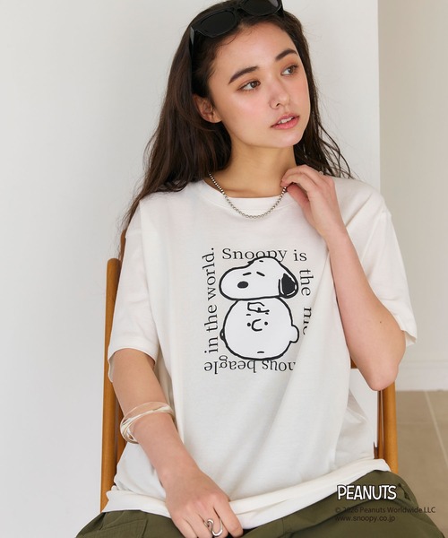 PEANUTS tシャツ 「PEANUTS/ピーナッツ」SNOOPY/スヌーピー