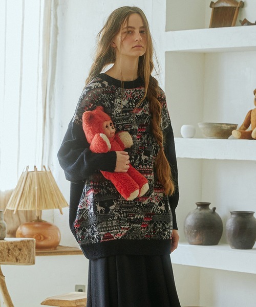 bedsidedrama ニットセーター bedsidedrama（ベッドサイドドラマ） ニット セーター 2way Mix