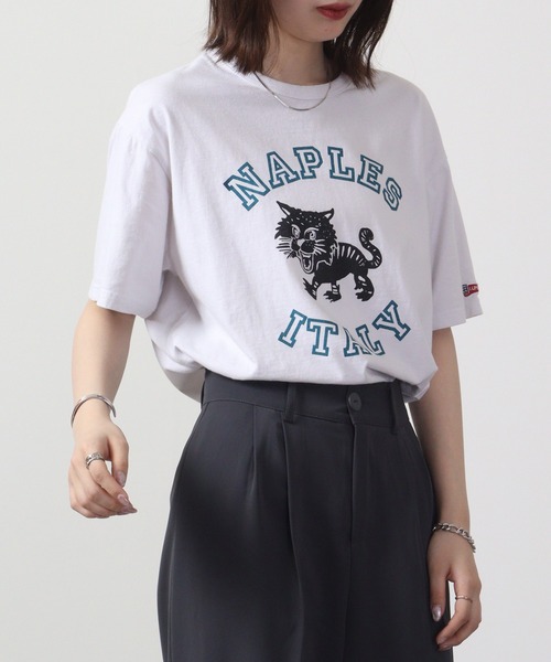 tシャツ リネン100Ｔシャツ「ドレープ」2 レディース D（ディー）の「リネン100Tシャツ＜ドレープ＞2（Tシャツ