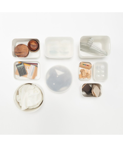 無印良品（MUJI） 収納 やわらかポリエチレンケース・深 約幅25．5