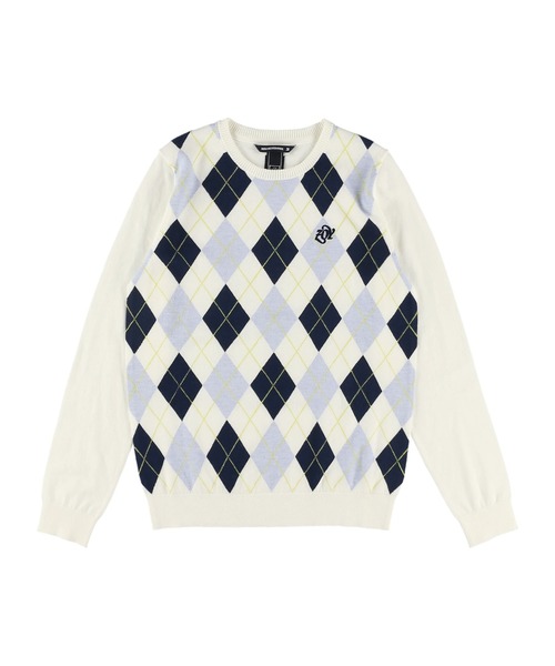 ZOY ニット セーター 「ZOY」WOMENS アーガイル 長袖プル