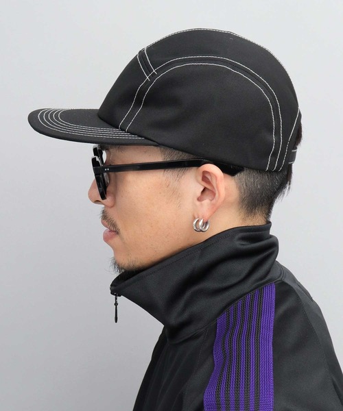 Mr.COVER キャップ 帽子 メンズ 日本製 高密度ツイル ステッチ配色