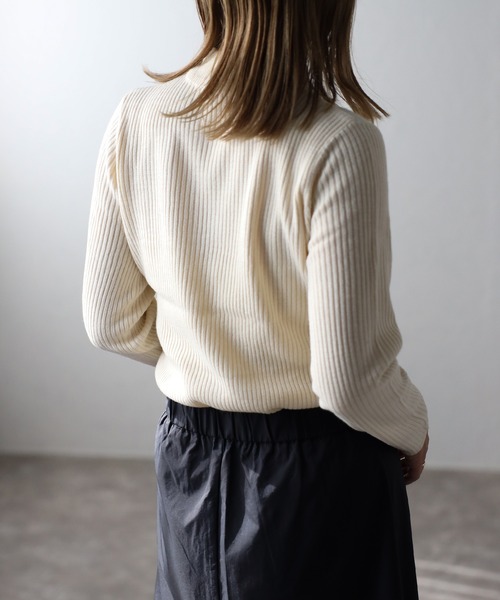 専用のお品 AP  STUDIO ボトルネックニット 美品 セール】 【洗える】スフレボトルネック ニット （ニット・セーター