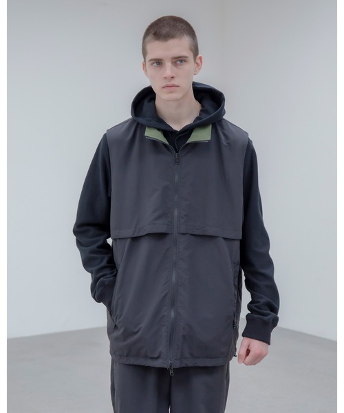 uniform experiment ベスト ジレ SUPPLEX REVERSIBLE STAND COLLAR