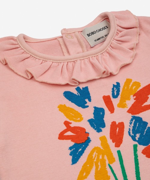 ベビー服 ロンパース Baby Fireworks ruffle collar body | BOBO CHOSES | 04