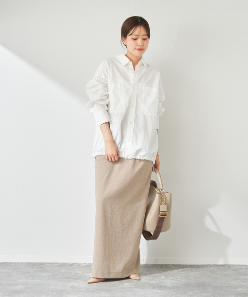 plage シャツ ブラウス Drawstring レディース : ZOZOTOWN Yahoo