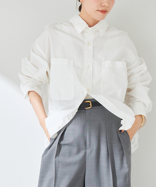 plage（プラージュ） シャツ ブラウス Drawstring シャツ レディース