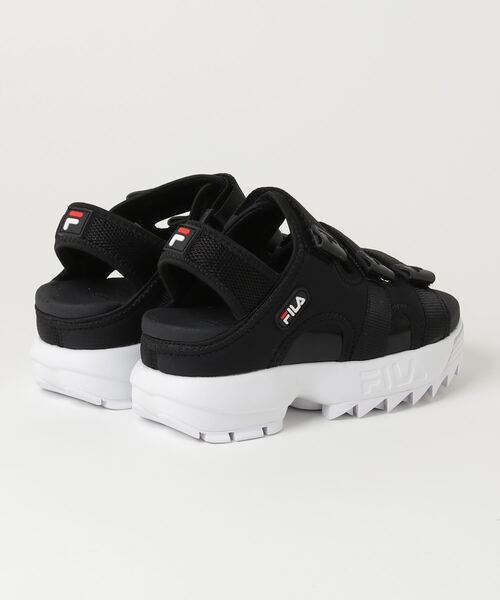 国内発送★ 厚底 FILA DISRUPTOR SD Puffy 黒ベージュ白 unisex FILA サンダル /フィラ DISRUPOTR SD PUFFY GRN−PHILIA/ディス