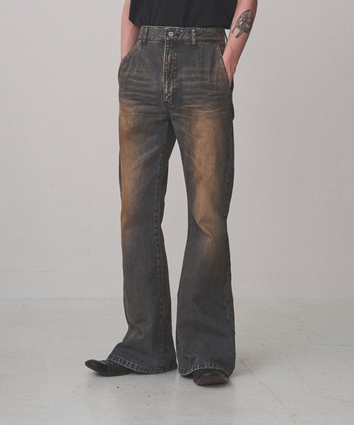 JUHA ジーンズ RUST FLARE DENIM PANTS メンズ レディース : ZOZOTOWN 