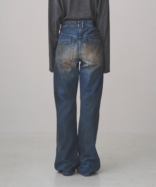 JUHA ジーンズ RUST FLARE DENIM PANTS メンズ レディース : ZOZOTOWN 