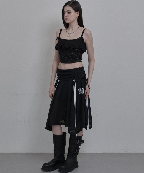 キャミソール 「SETUP‐EXE」FLOWER FRILL SLEEVELESS SETUPEXE キャミソール 「SETUP‐EXE」FLOWER FRILL SLEEVELESS