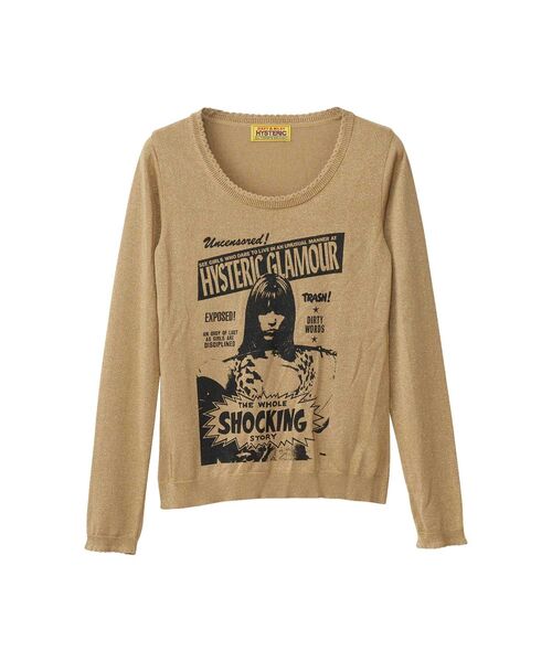 HYSTERIC GLAMOUR ニット THE WHOLE SHOCKING プルオーバー レディース 
