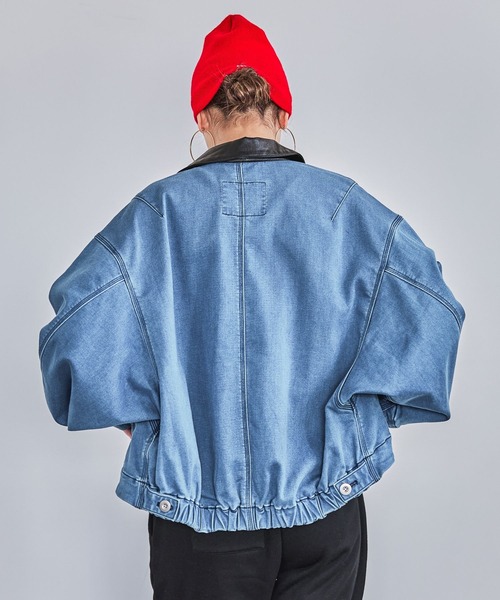 HEREIAM ブルゾン アウター 「HEREIAM」アスレチックデニム