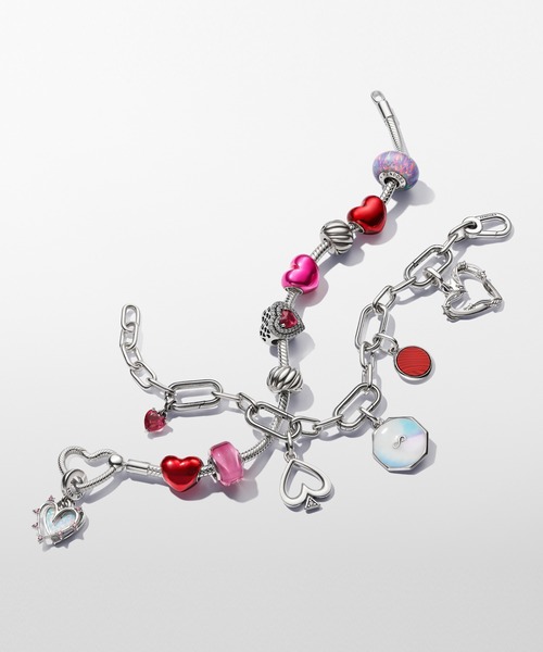 PANDORA チャーム フレンドシップ オパールセント ダブル
