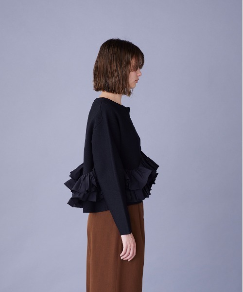 Marilyn Moon（マリリンムーン） アウター スパイラルタフタラッフル