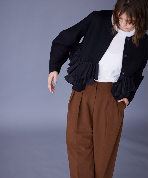 Marilyn Moon（マリリンムーン） アウター スパイラルタフタラッフル