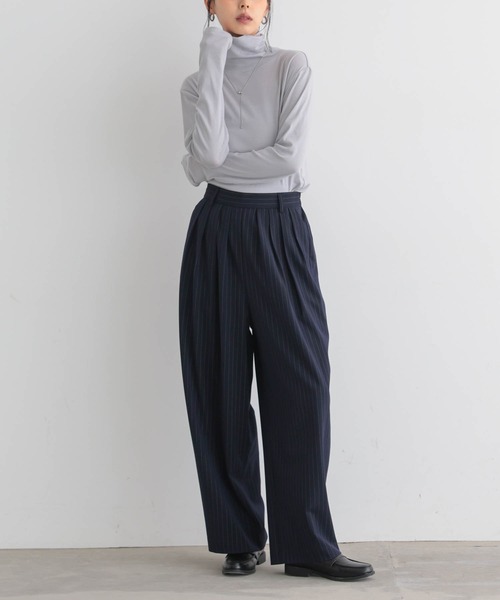 for/c（フォーシー） ワイドパンツ スラックス パンツ 「低身長/高身長