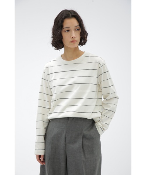 MARGARET HOWELL ストライプ 半袖Tシャツちぃこ MARGARET HOWELL ストライプ 半袖Tシャツちぃこ Stripe Swing