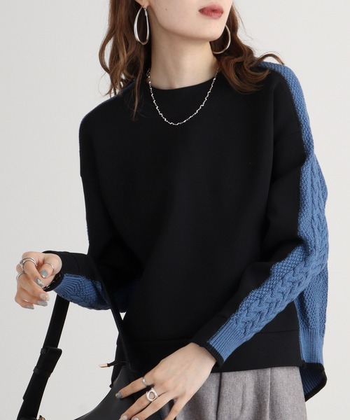 A.N.L バックケーブル切り替えトップス レディース : ZOZOTOWN Yahoo