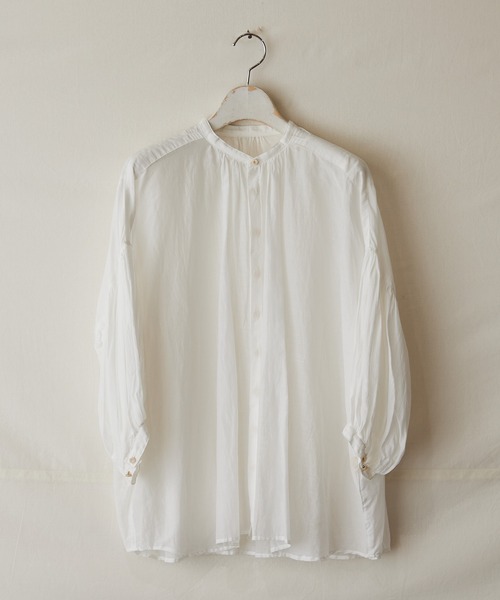 ブラウス シャツ puff-sleeve blouse レディース
