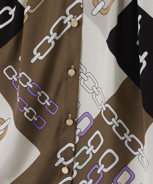GRACE CLASS シャツワンピース チェーンシャツドレス : ZOZOTOWN