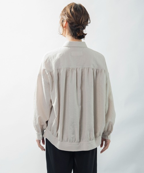 UNDICI・NOVE ブラウス シャツ 「AECA BLANC」アエカブラン