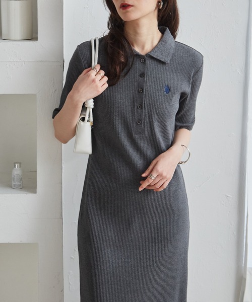 U.S. POLO ASSN.（ユーエスポロアッスン） ワンピース 半袖 RANAN 