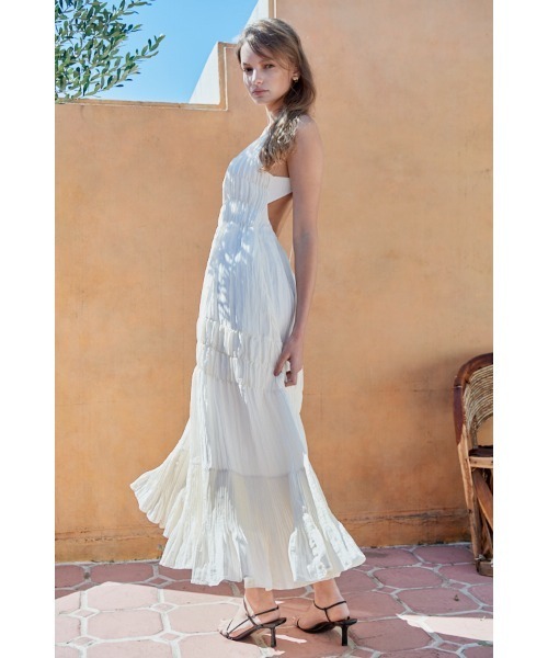 ワンピース Haute Summer Dress - Estella.K Haute Summer Dress -BEG.pnk- – Estella.K