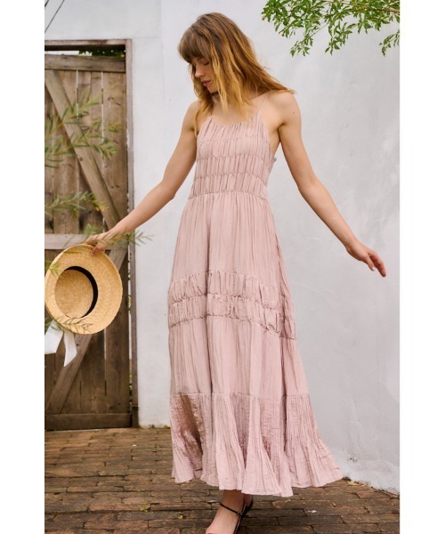 Estella.K ワンピース Haute Summer Dress シャーリングプリーツ